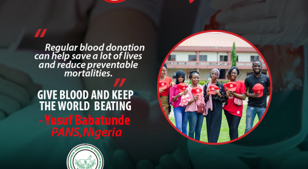 GIVE BLOOD AND KEEP THE WORLD  BEATING  