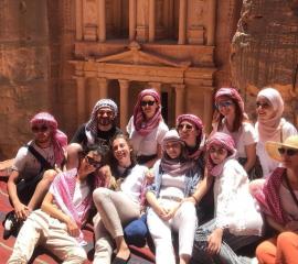 SEPers at Petra the "Rose City" one of the World's 7 Wonders