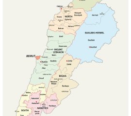 Lebanese Map
